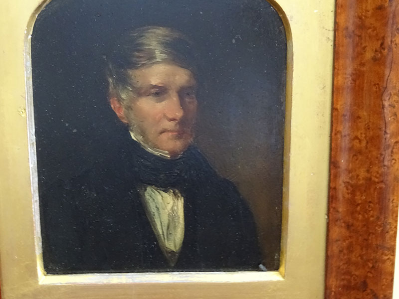 19th Century Oil on Copper, portrait of a gent